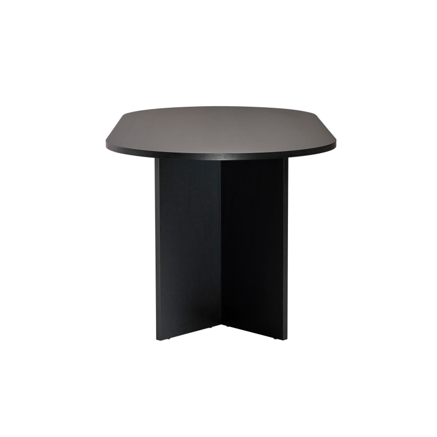 Valgomasis stalas NEL 180x90 cm juodas