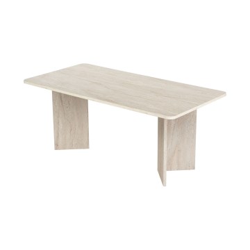 Valgomasis stalas NEL 180x90 cm smėlinis