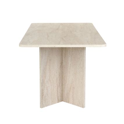 Valgomasis stalas NEL 180x90 cm travertinas