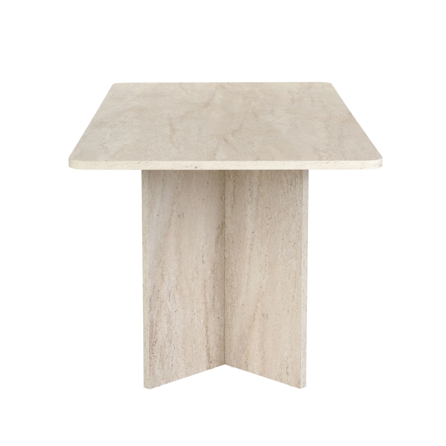 Valgomasis stalas NEL 180x90 cm travertinas