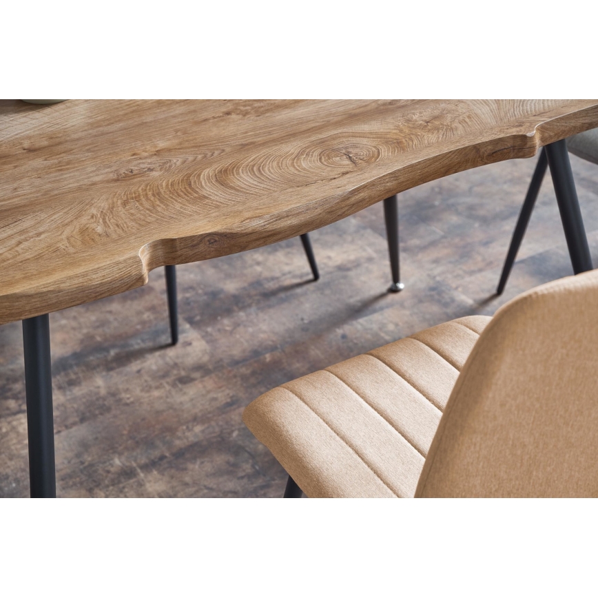 Valgomasis stalas SOLACE ąžuolas/juodas