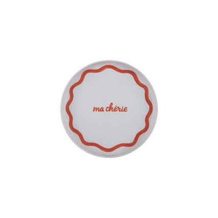 Valgomojo indų rinkinys, 12 vnt., raudonas/mėlynas/baltas, porcelianas