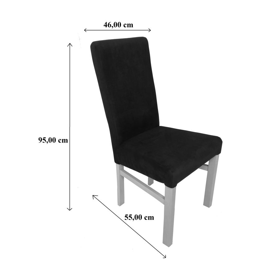 Valgomojo kėdė ALISON pilka/balta