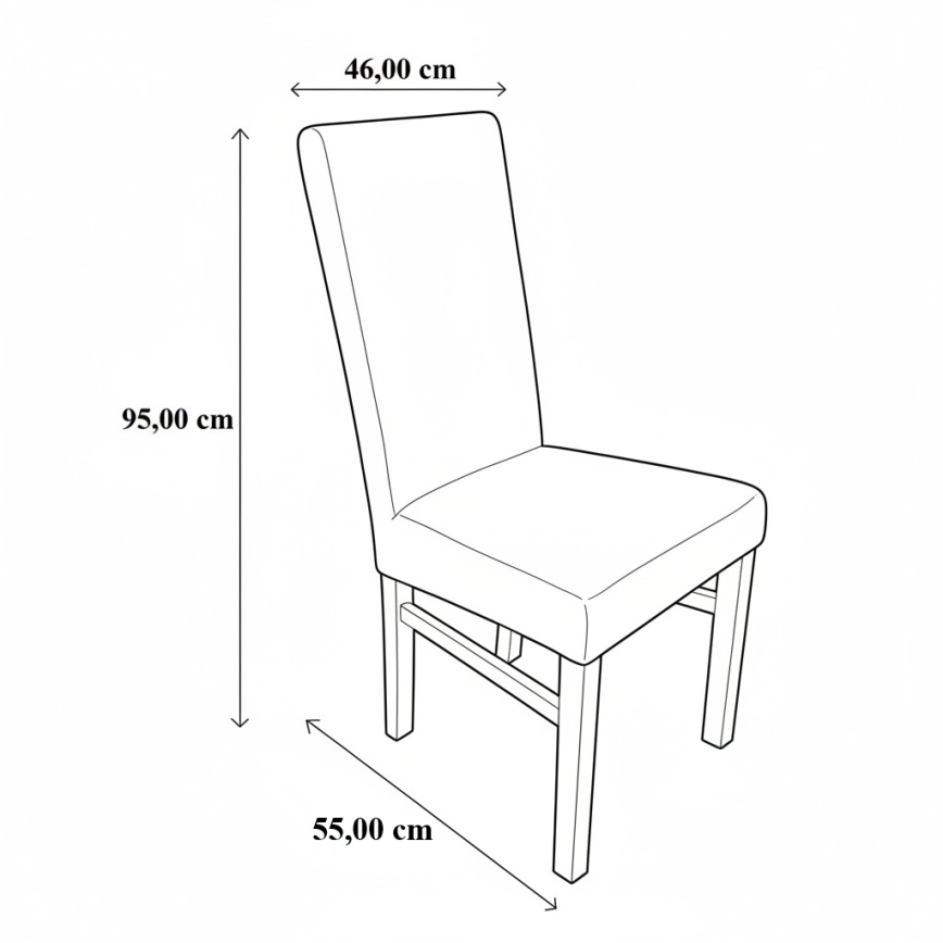 Valgomojo kėdė ALISON ruda/beržas