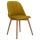 Valgomojo kėdė BAKERI 86x48 cm geltona/bukas