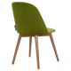 Valgomojo kėdė BAKERI 86x48 cm šviesiai žalia/bukas