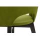Valgomojo kėdė BOVIO 86x48 cm šviesiai žalia/bukas