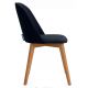 Valgomojo kėdė RIFO 86x48 cm tamsiai mėlyna/bukas