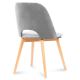 Valgomojo kėdė TINO 86x48 cm pilka/bukas