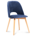 Valgomojo kėdė TINO 86x48 cm tamsiai mėlyna/bukas