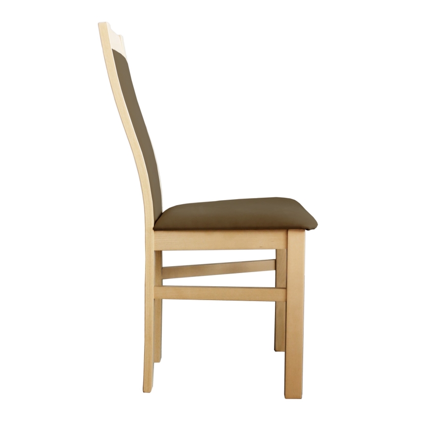 Valgomojo kėdė ZOE, ąžuolas/tamsiai ruda