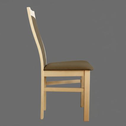 Valgomojo kėdė ZOE, ąžuolas/tamsiai ruda