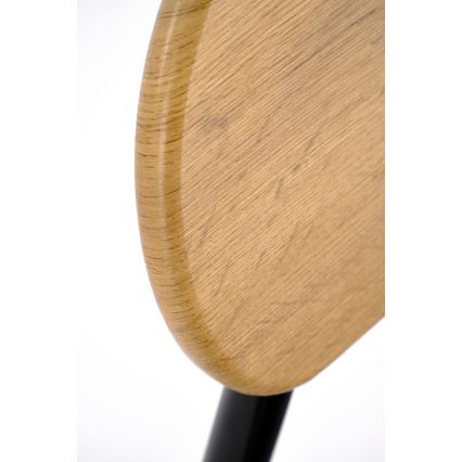 Valgomojo komplektas NANDO 84x54 cm pilka/ruda/juoda