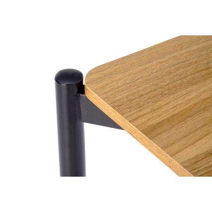 Valgomojo komplektas NANDO 84x54 cm pilka/ruda/juoda