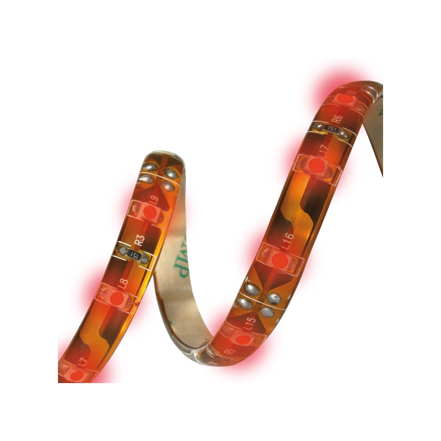 Vandeniui atspari LED juosta 5m IP65 raudona