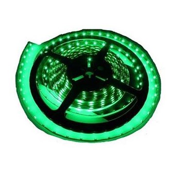 Vandeniui atspari LED juosta 5m IP65 žalia