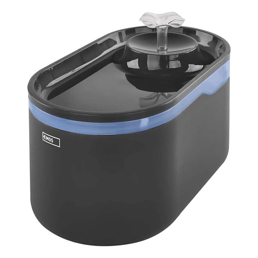 Vandens fontanas augintiniams 2,6 l/5V pilka
