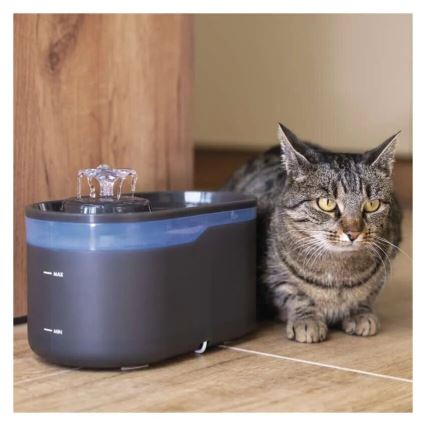 Vandens fontanas augintiniams 2,6 l/5V pilka