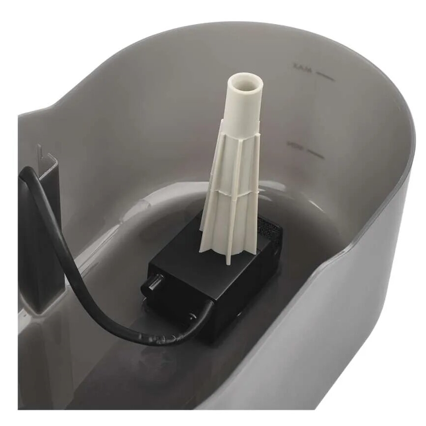 Vandens fontanas augintiniams 2,6 l/5V pilka
