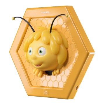 Varta 1563 - Vaikiškas sieninis LED šviestuvas MAYA THE BEE LED/3xAA