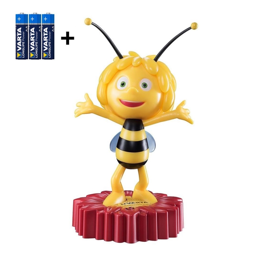 Varta 15635 - Vaikiška LED naktinė lemputė MAYA THE BEE LED/3xAA