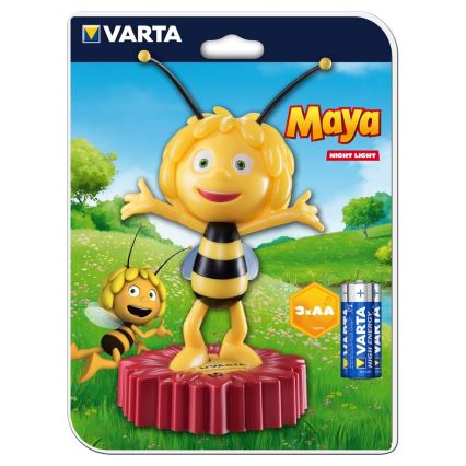 Varta 15635 - Vaikiška LED naktinė lemputė MAYA THE BEE LED/3xAA