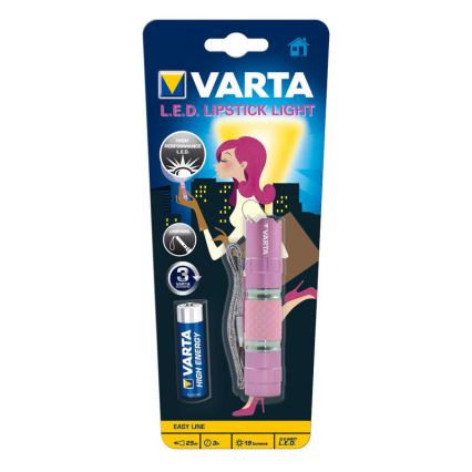 Varta 16617101421 - LED žibintuvėlis LIPSTICK LED/1xAA