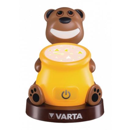 Varta 17501 - Vaikiškas LED šviestuvas su prožektoriumi PAUL 2xLED/3xAA