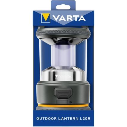 Varta 17550101111 - LED kempingo žibintas L20 LED/3,6V 2600 mAh IP54