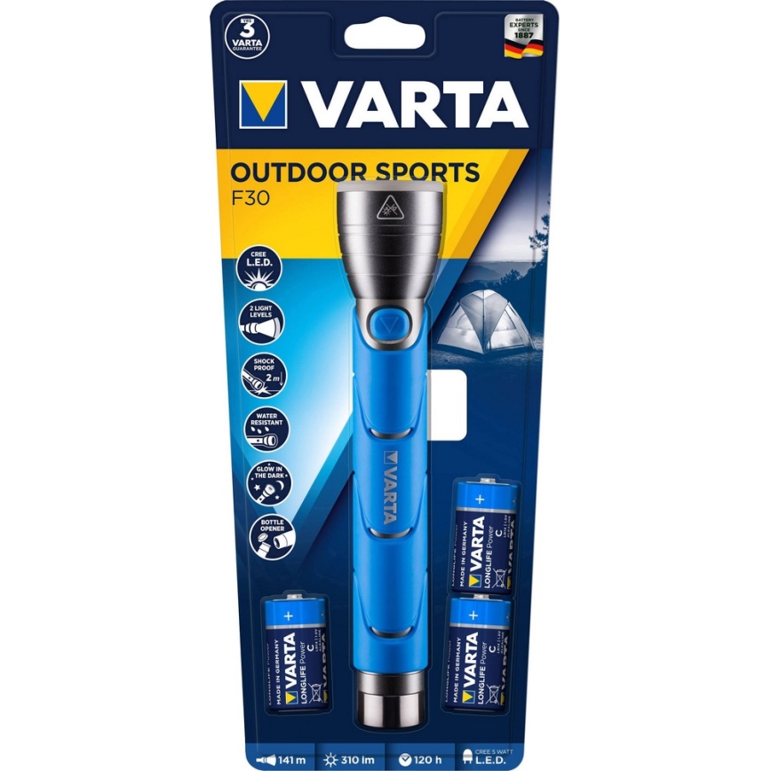 VARTA 18629 - LED žibintuvėlis LED/5W/3xC