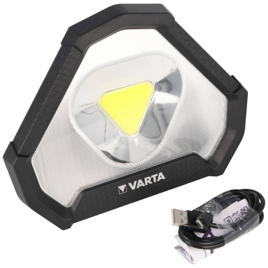 Varta 18647101401 - LED nešiojama darbo lempa WORK FLEX LED/12W/5V 5200 mAh IP54