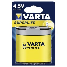 Varta 2012 - 1 vnt cinko-anglies baterijos  SUPERLIFE 4,5V