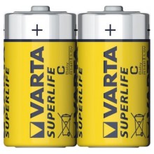 Varta 2014 - 2 vnt cinko-anglies baterijos  SUPERLIFE C 1,5V