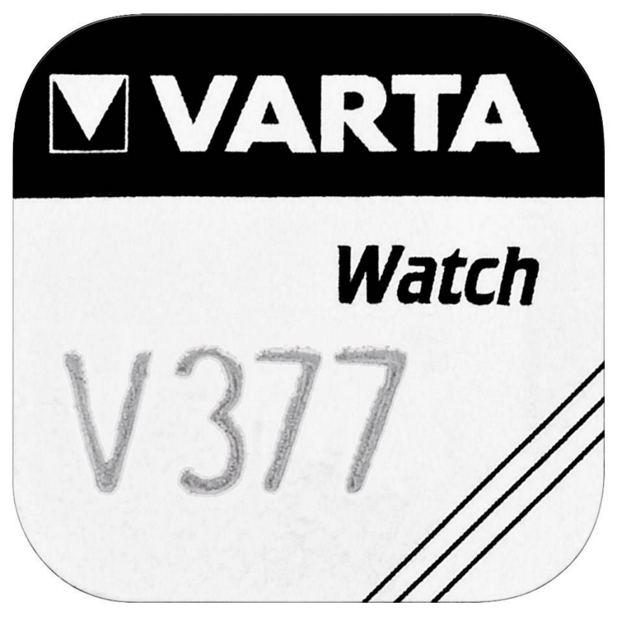 Varta 3771 - 1 vnt sidabro oksido bakterija (tabletė) V377 1,5V