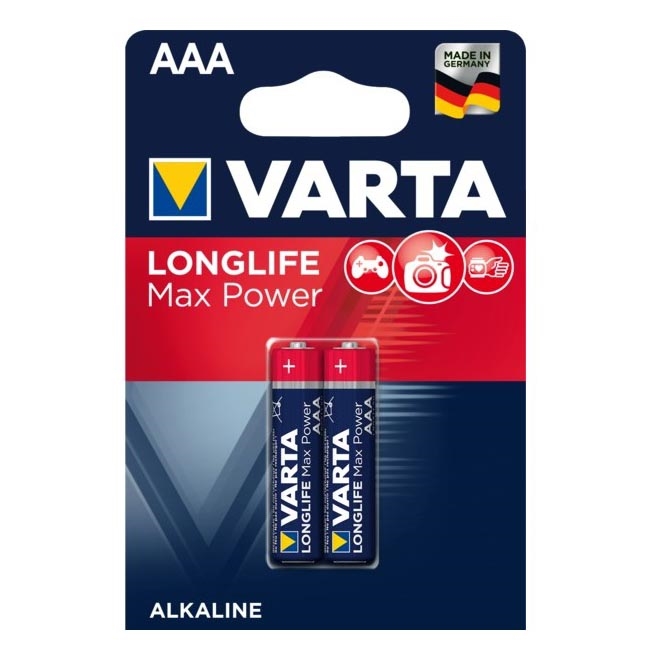 VARTA 4703 - 2x šarminės baterijos  AAA 1,5V