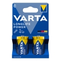Varta 4914121422 - 2 vnt. Alkalinės baterijos LONGLIFE POWER LR14/C 1,5V