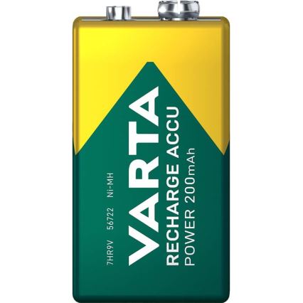 Varta 56722101401 - 1 vnt. Įkraunamas akumuliatorius ACCU Ni-MH/200 mAh/9 V