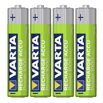 Varta 5703301404 - 4 vnt. Įkraunama baterija RECHARGE AAA 1,2V