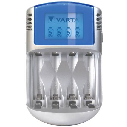 Varta 57070201451 - LCD baterijų įkroviklis 4xAA/AAA 2600mAh 5V