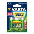 Varta 5716 - 4 vnt. Įkraunamos AA NiMH baterijos/2600mAh/1,2V
