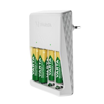 Varta 57657101451 - Baterijos įkroviklis 4xAA/AAA 2100mAh 230V