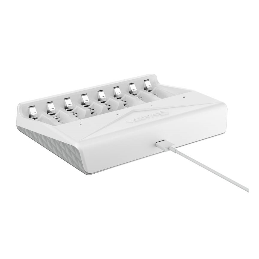 Varta 57659101401 - Baterijų įkroviklis 8xAA/AAA 5V