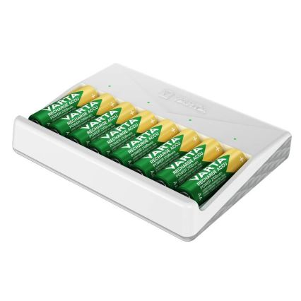 Varta 57659101401 - Baterijų įkroviklis 8xAA/AAA 5V