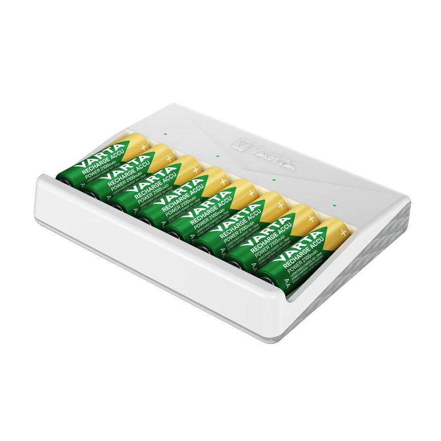 Varta 57659101401 - Baterijų įkroviklis 8xAA/AAA 5V