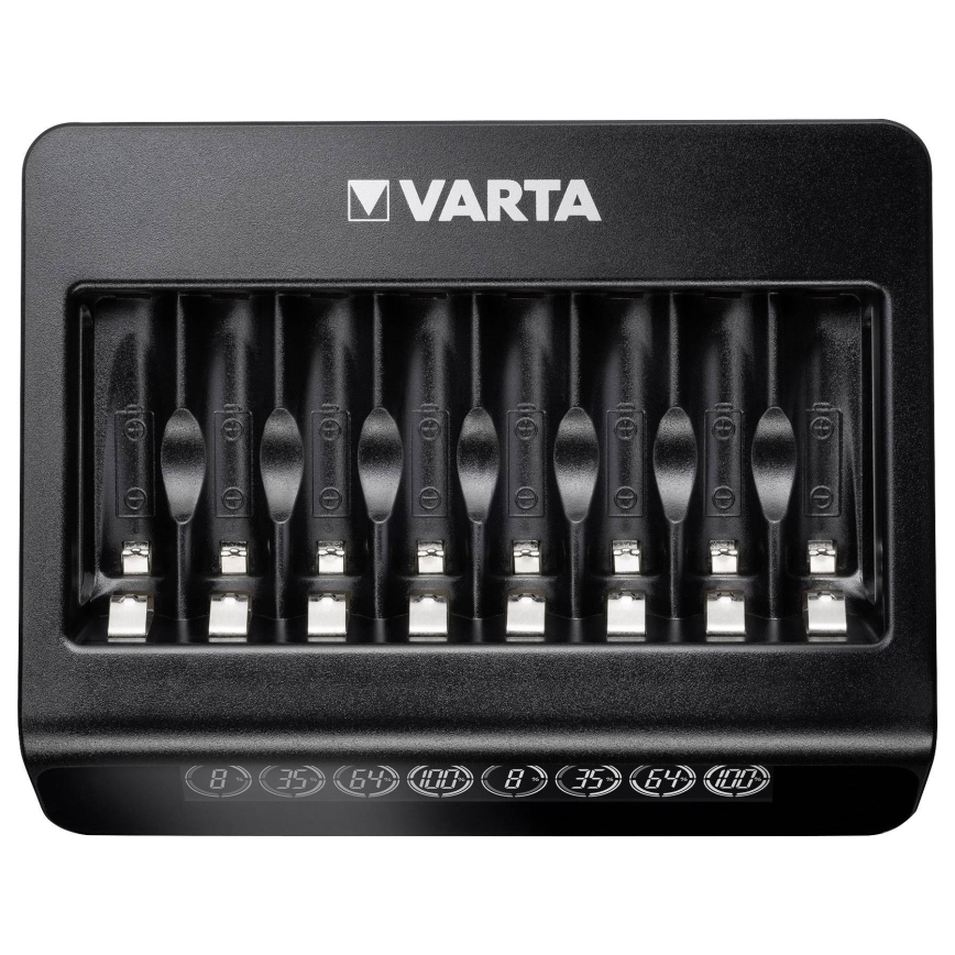 Varta 57681 - LCD išmanus įkrovėjas 8xAA/AAA įkrauna per 2h