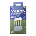 Varta 57683101121 - Įkroviklis baterijoms 4xAA/AAA 2100mAh 5V