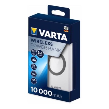 Varta 57913101111 - Energijos bankas su belaidžiu įkrovimu ENERGY 10000mAh/3x2,4V