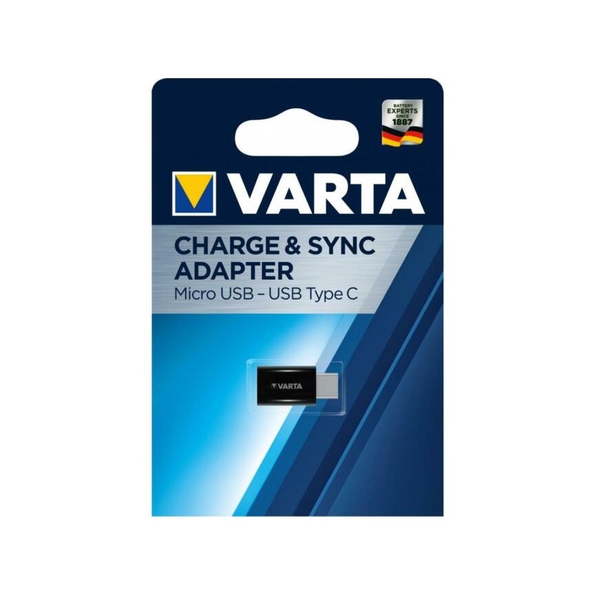 Varta 57945101401 - adapteris Micro USB C
