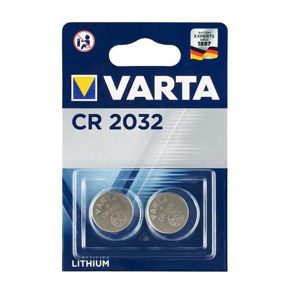 Varta 6032101402 - 2 vnt ličio sagos tipo akumuliatorius ELECTRONICS CR2032 3V