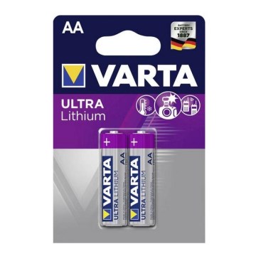 Varta 6106 - 2 vnt ličio baterija  ULTRA AA 1,5V